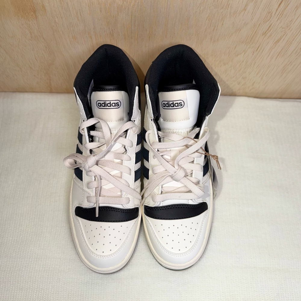 Adidas Break Start Mid W Womens White Black Basketball Sneakers IH7880 Size 8